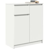vidaXL Komoda s predalom bela 71x35x84 cm inženirski les | Shoptok.si