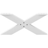 Noge za klub stolić X-oblik 2 kom Bijele 70 x (30-31) cm Čelik | shoptok.hr