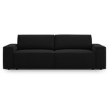 Micadoni Črna raztegljiva sedežna garnitura 247 cm Jodie – Home | Shoptok.si