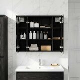  Kopalniška ogledalna omara Črna Orehovina 73,5 x 16 x 62,5 cm, (5000233066) | Shoptok.si