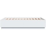 vidaXL Okvir za krevet bijeli 135x190 cm konstruirano drvo | shoptok.hr