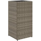  Vrtne sadilice 2 kom siva 30 x 30 x 60 cm od poliratana | shoptok.hr