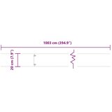  Rubovi za travnjak 10 kom crni 20x103 cm hladno valjani čelik | shoptok.hr