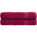 Furnova Premium brisače za savno SOLUND 2 kosa bordo 80x200 cm 600 g/m2, (21916573) Cene