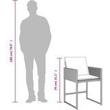  13-dijelni vrtni blagovaonski set s jastucima svijetlosivi | shoptok.hr