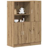 vidaXL 2-dijelni set kuhinjskih ormarića Artisan hrast izrađen od drva Cijene