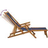  Sklopiva ležaljka za sunčanje 2 pcs 3 Pozicija Plava | shoptok.hr