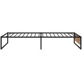  Za krevet crni metalni 90 x 200 cm | shoptok.hr
