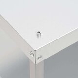  Pečica za dimljenje z mizo galvanizirano jeklo, (20722861) | Shoptok.si