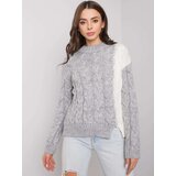 RUE PARIS Sweater-TO-SW-77.12-grey Cene