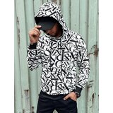 DStreet Bluza męska z kapturem biała | Shoptok.si