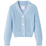 vidaXL Dječji kardigan pleteni plavi 92 | shoptok.hr