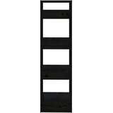 Ormarić za knjige / pregrada crni 41 x 35 x 125 cm od borovine | shoptok.hr