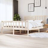 Maison Chic Posteljni okvir - Dvoposteljna postelja - Zakonska postelja 180x200 cm trden les-J2939, (21769690) | Shoptok.si