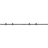 vidaXL Komplet drsnih vrat omarice 200 cm ogljikovo jeklo | Shoptok.si