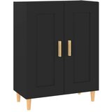  Komoda črna 69,5x34x90 cm konstruiran les, (20807959) | Shoptok.si