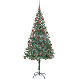 vidaXL Umjetno božićno drvce s stalakom Zelena 180 cm PVC i čelik | shoptok.hr