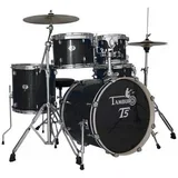 T5S18BSSK BLACK SPARKLE akustični bubanj sa stalcima i činelama