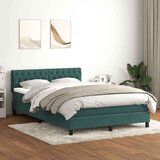  Krevet s oprugama i madracem tamnozeleni 160x210 cm baršunasti | shoptok.hr