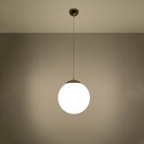 Nice Lamps Viseća svjetiljka u zlatnoj boji sa staklenim sjenilom ø 30 cm Cezab – | shoptok.hr