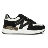 Shelvt Women's black comfortable sneakers | shoptok.hr