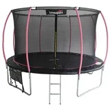 Max trampolin crno-ružičasti 366cm