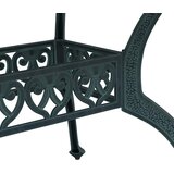  Vrtni stol zeleni 150 x 90 x 72 cm od lijevanog aluminija | shoptok.hr