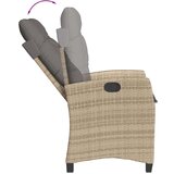  5-dijelni vrtni blagovaonski set od poliratana s jastucima bež | shoptok.hr