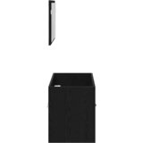  Set namještaja za kupaonicu 2 kom. Crni hrast 90 x 38,5 x 46 cm | shoptok.hr