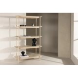 Vind Collection Vind polica Heim 40 × 190 × 120 cm, izbijeljena (whitewash) Cijene