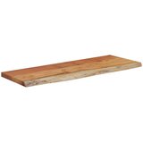 vidaXL Stenska polica 50x20x3,8 cm pravokotna akacija naraven rob | Shoptok.si