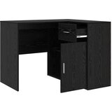  Kutni stol s ladicama Crni hrast 102 x 88 x 75 cm | Eponuda.ba