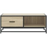 vidaXL Klubska mizica sonoma hrast 90x57x35 cm inženir. les in kovina | Shoptok.si