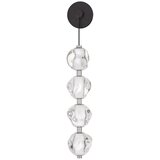 Nova Luce Mat crna metalna LED zidna lampa Ifos – Cijene
