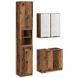  Set ormarića za kupaonicu Staro drvo Konstruirano drvo | shoptok.hr