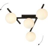  plafonsko svetlo smart 4xE14/10W/230V crno/belo | Eponuda.com