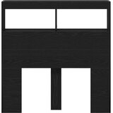 Ormarić za uzglavlje LED boja crni hrasta 100x17x102 cm | shoptok.hr