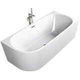 Sanotechnik Samostoječa kopalna kad Porto (Do x Š x V: 175 x 75 x 56 cm, Sanitarni akril, Bela) | Shoptok.si