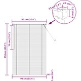 Venecijanska roleta Bijeli 150 x 90 cm PVC | shoptok.hr