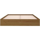  Posteljni okvir medeno rjav iz trdnega lesa 135x190 cm 4FT6, (20644961) | Shoptok.si