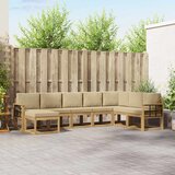  Set vanjskih sofa 8 kom. Bijela i bež | shoptok.hr