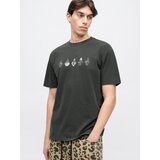 Volcom Majica 'LUNAR PHASES' črna / bela | Shoptok.si