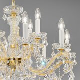  Kolarz 3149.88+4.3.KoT - Kristalni luster MARIA LOUISE, 12xE14/40W/230V, 24K pozlata | Eponuda.com