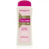 Dermacol Collagen + pomlađujuće mlijeko za tijelo za hidrataciju i zatezanje kože 400 ml