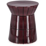 BIZZOTTO Bordo rdeča keramična okrogla klubska mizica ø 38 cm Abbes – Cene