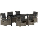vidaXL Set namještaja za vrt od 7 komada sive boje | shoptok.hr