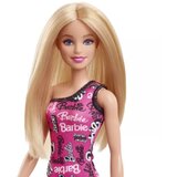 Barbie Chic plava modna lutka u ružičastoj haljini s natpisom Barbie - | shoptok.hr
