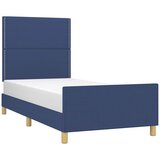  Okvir za krevet bez madraca plava 90x190cm od tkanine | shoptok.hr