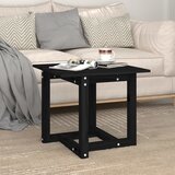  Stolić za kavu crni 50 x 50 x 45 cm od masivne borovine | Eponuda.ba