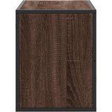 TV ormarić smeđi hrast 80x31x39,5 cm Konstruirano drvo i metal | Eponuda.com